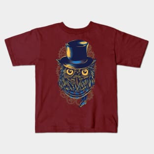 Steampunk Owl Kids T-Shirt